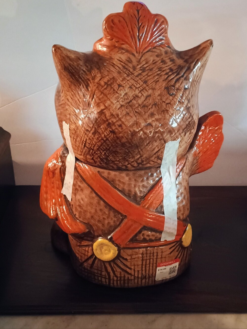 Vintage Kitsch Owl Cookie Jar - Picture 5 of 8